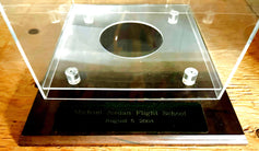 Michael Jordan basketball acrylic & wood display case (used) - AutographsForSale.com