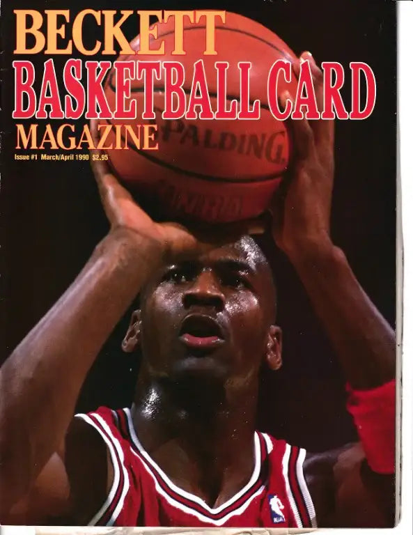 Michael Jordan Chicago Bulls 1990 Beckett Basketball issue #1 - AutographsForSale.com