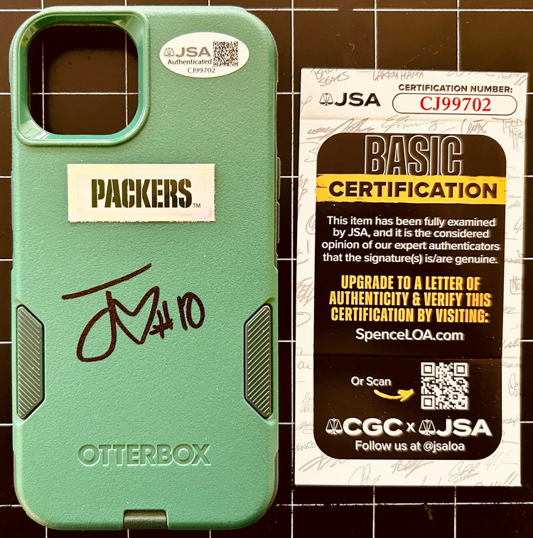 JordanLovePackersOtterbox - AutographsForSale.com