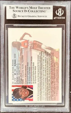 Jackie Joyner-Kersee signed 1992 Classic World Class Athletes card BAS - AutographsForSale.com