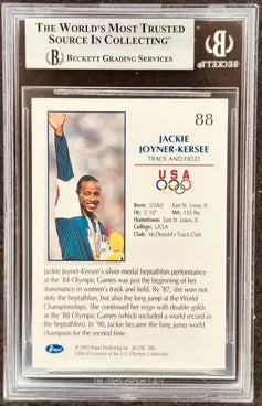 Jackie Joyner-Kersee signed 1992 Impel US Olympic Hopefuls card BAS - AutographsForSale.com