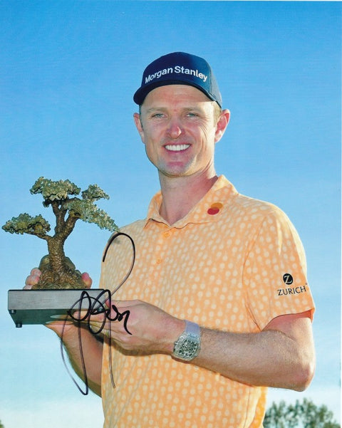Justin Rose signed 2019 PGA Farmers Insurance Open 8x10 photo - AutographsForSale.com