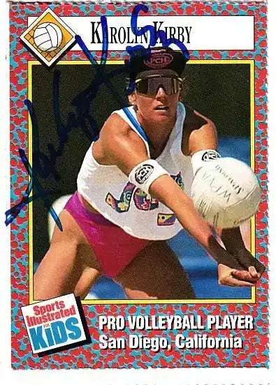 Karolyn-Kirby-autographed-SI-for-Kids-card_b1b34896-92aa-4ffe-8537-497d20af770c - AutographsForSale.com