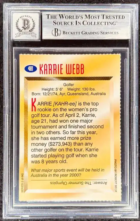 KarrieWebbSIK_2 - AutographsForSale.com