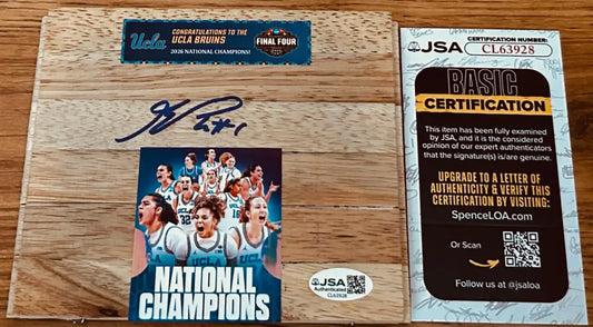UCLA Bruins 2026 National Champions signed photo with JSA authentication, NCAA basketball memorabilia