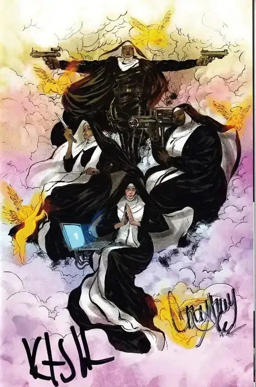 Kurt Sutter signed Sisters of Sorrow 2017 SDCC exclusive comic book #1 - AutographsForSale.com