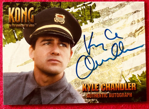 Kyle Chandler autographed Kong movie card, authentic signed memorabilia