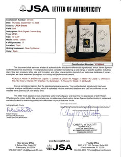 LPGA golf bag signed by 17 greats JSA Nancy Lopez Lorena Ochoa Annika Sorenstam - AutographsForSale.com