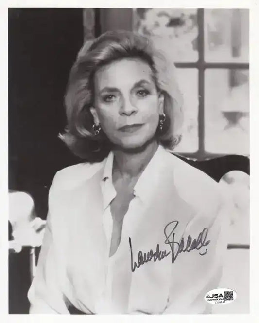LaurenBacall8x10JSA - AutographsForSale.com