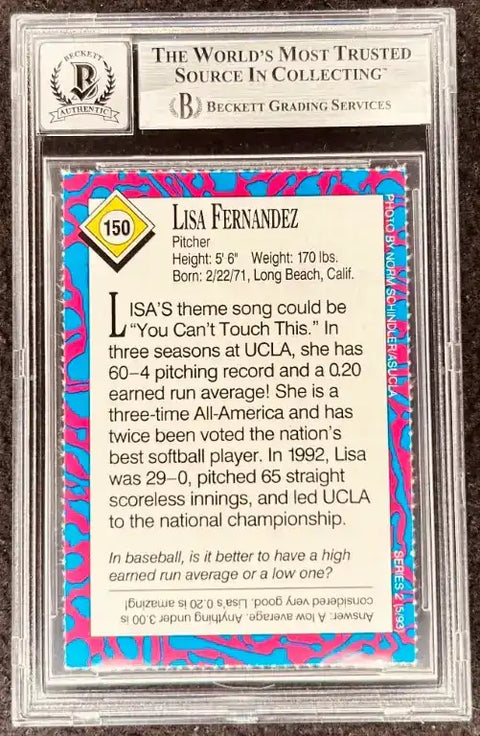 LisaFernandez1993SIK_2 - AutographsForSale.com
