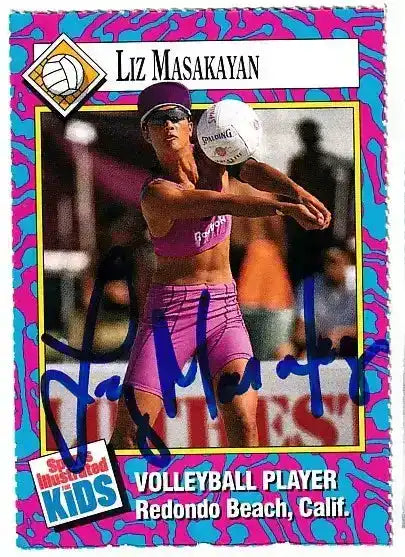 Liz-Masakayan-autographed-SI-for-Kids-card_2dea2c19-28d8-454d-be1d-597152d98173 - AutographsForSale.com
