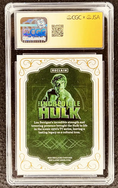 Lou Ferrigno signed Incredible Hulk card CGC JSA slab - AutographsForSale.com