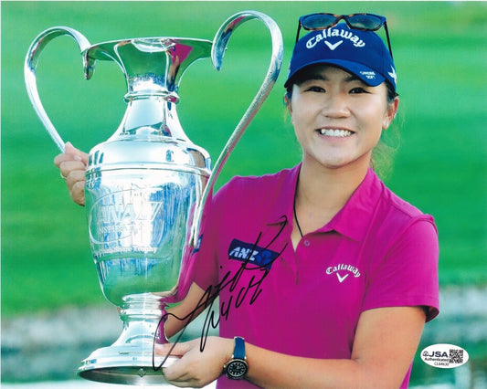 Lydia Ko autographed 2016 LPGA ANA Inspiration 8x10 photo JSA - AutographsForSale.com