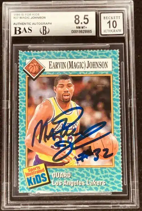 MagicJohnson1989SIKBAS_1 - AutographsForSale.com