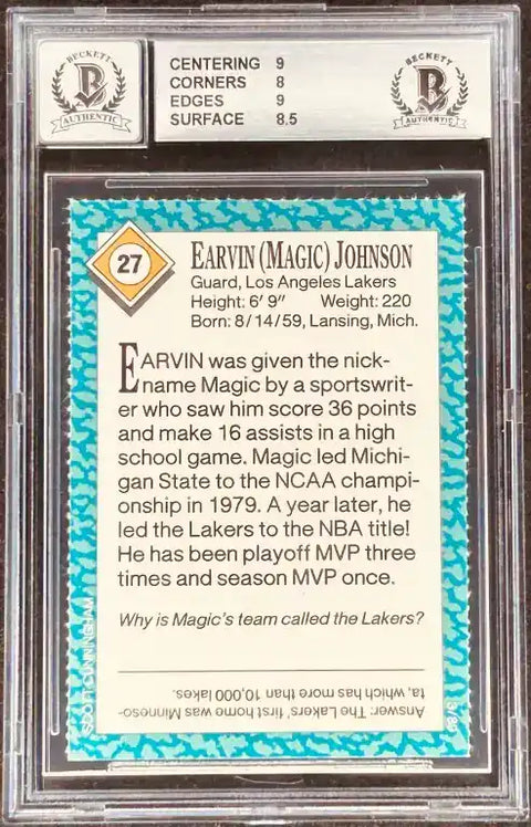 MagicJohnson1989SIKBAS_2 - AutographsForSale.com