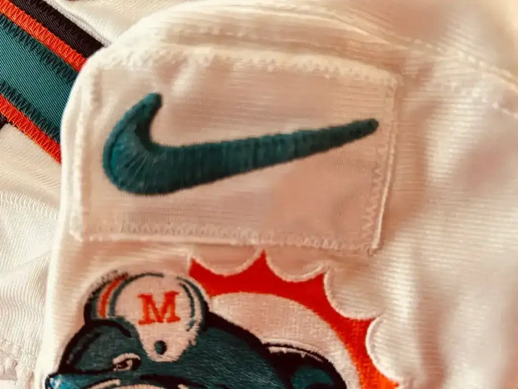 Dan Marino Dolphins Starter Nike game issued 1997 1998 1999 white jersey - AutographsForSale.com