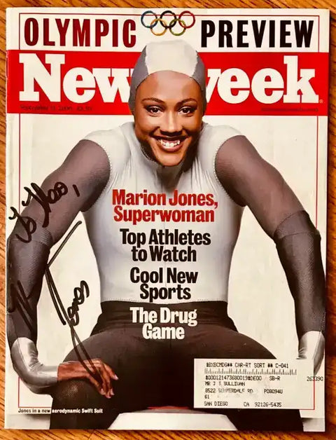 MarionJonesNewsweek - AutographsForSale.com