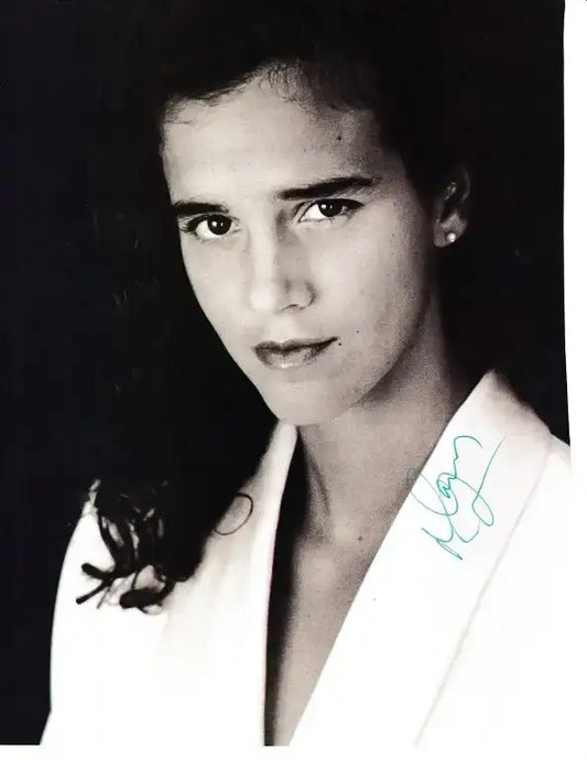 Mary Joe Fernandez signed tennis magazine B&W portrait photo - AutographsForSale.com