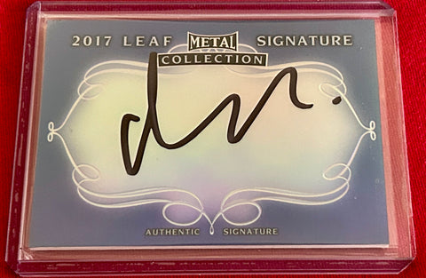 Matt Damon 2017 Leaf Metal Signature certified autograph card Jason Bourne The Odyssey - AutographsForSale.com
