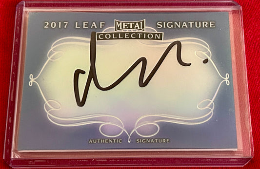 Matt Damon 2017 Leaf Metal Signature certified autograph card Jason Bourne The Odyssey - AutographsForSale.com