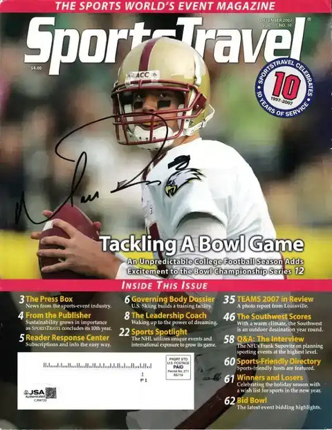 MattRyanSportsTravelJSA - AutographsForSale.com