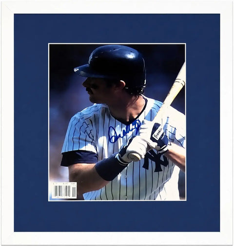 Don Mattingly signed NY Yankees Beckett Baseball photo framed JSA - AutographsForSale.com