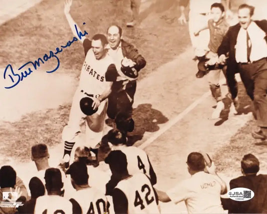 Bill Mazeroski signed Pittsburgh Pirates 1960 World Series HR 8x10 photo JSA - AutographsForSale.com