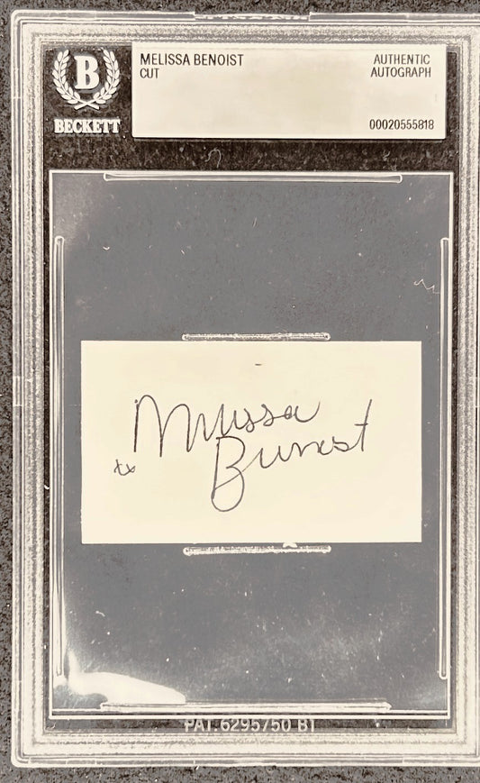 Melissa Benoist autograph cut signature BAS slab Supergirl - AutographsForSale.com