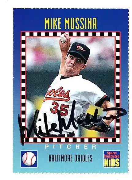 Mike-Mussina-autographed-SI-for-Kids-card_067a35e3-ff43-4e80-b6e5-4bd6caf95306 - AutographsForSale.com