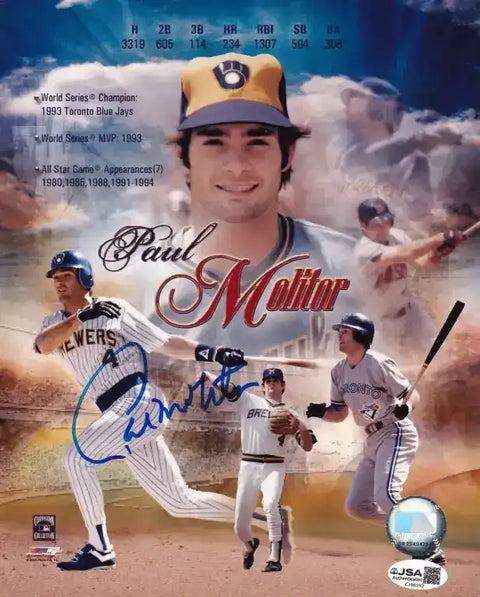 Molitor8x10JSA - AutographsForSale.com