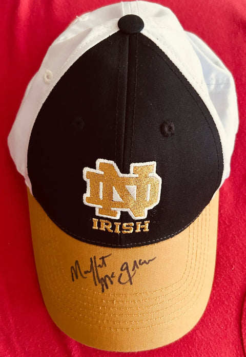 MuffetMcGrawNotreDameCap - AutographsForSale.com