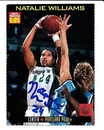 Natalie-Williams-autographed-SI-for-Kids-Rookie-Card - AutographsForSale.com