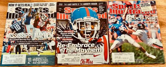 3 Ole Miss Rebels Sports Illustrated issues Trae Elston Greg Hardy - AutographsForSale.com