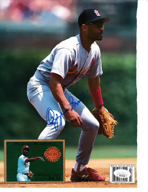OzzieSmithBeckettBackCoverJSA - AutographsForSale.com