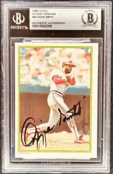 OzzieToppsGlossyBlack - AutographsForSale.com