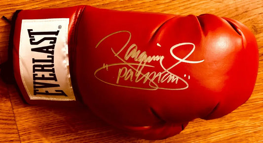 Manny Pacquiao signed Everlast boxing glove w/ Pac Man JSA - AutographsForSale.com
