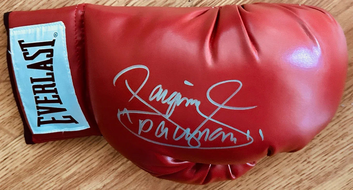 Manny Pacquiao signed Everlast Boxing Glove with Pac Man JSA - AutographsForSale.com