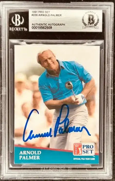 1991 Pro Set golf 286 signed card set Nicklaus Palmer Snead Payne Stewart - AutographsForSale.com