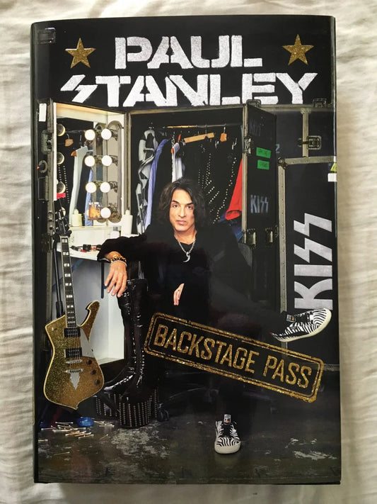 Paul Stanley signed KISS Backstage Pass 1st edition book - AutographsForSale.com