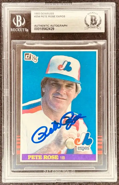 PeteRose1985DonrussExpos_1 - AutographsForSale.com