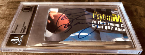 Peyton Manning cut signature BAS Indianapolis Colts Denver Broncos - AutographsForSale.com
