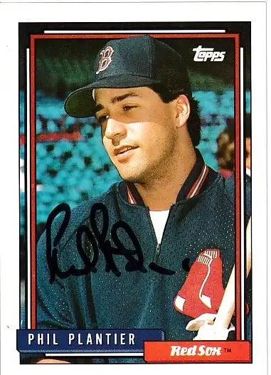 Phil Plantier autographed Boston Red Sox 1992 Topps card - AutographsForSale.com
