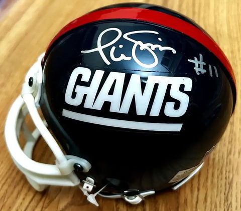 Phil Simms autographed NY Giants vintage 1990s mini helmet JSA - AutographsForSale.com