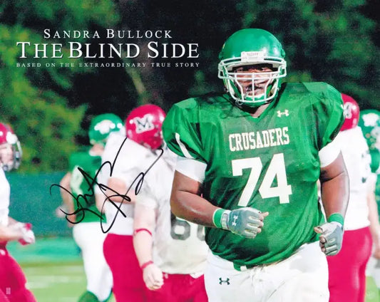 Quinton Aaron autographed The Blind Side 8x10 movie photo - AutographsForSale.com