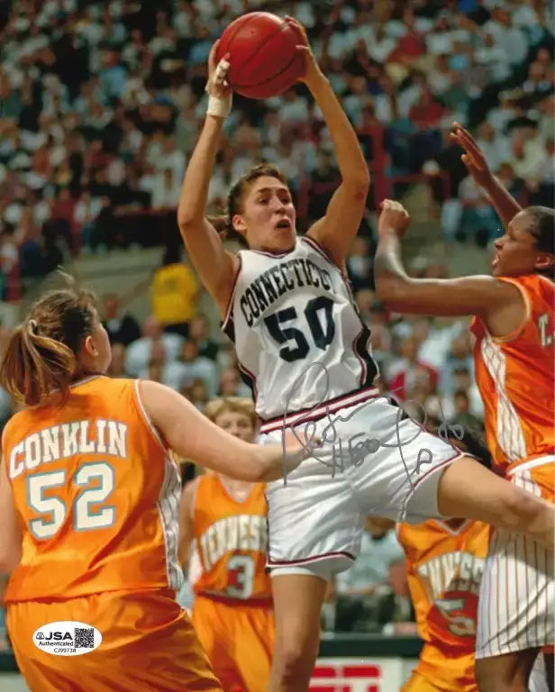 RebeccaLobo8x10Action - AutographsForSale.com