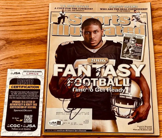 Reggie Bush signed Saints 2006 Sports Illustrated JSA - AutographsForSale.com