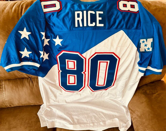 Jerry Rice 1996 NFC Pro Bowl Mitchell & Ness jersey 49ers - AutographsForSale.com