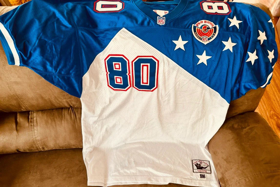 Jerry Rice 1996 NFC Pro Bowl Mitchell & Ness jersey 49ers - AutographsForSale.com