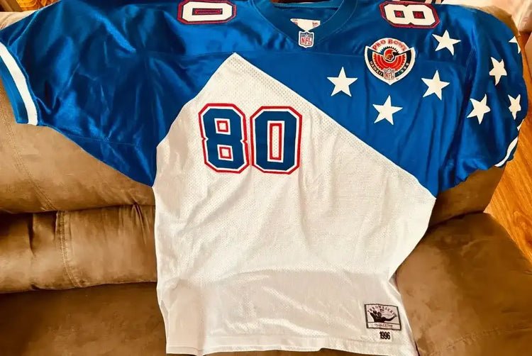 Jerry Rice 1996 NFC Pro Bowl Mitchell & Ness jersey 49ers - AutographsForSale.com