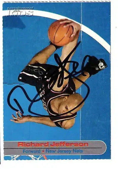 Richard-Jefferson-autographed-SI-for-Kids-card_15b664a3-1e64-484d-9e16-214a3e9309d4 - AutographsForSale.com